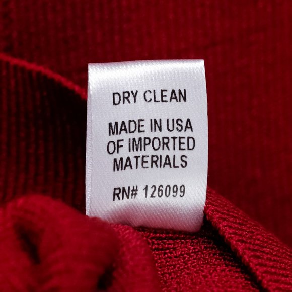 Cushnie Et Ochs FW16 Ruby Red Pencil Skirt With Slits - Picture 8 of 8